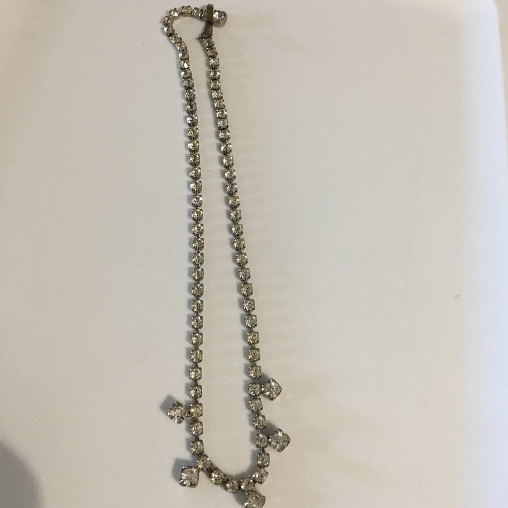 Vintage rhinestone necklace‎ - Picture 2 of 5